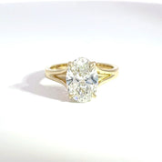 3.08ct E-VVS2 Oval Lab Diamond Evermore