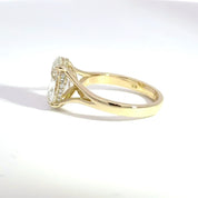 3.08ct E-VVS2 Oval Lab Diamond Evermore