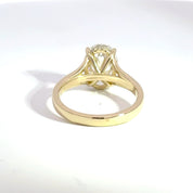 3.08ct E-VVS2 Oval Lab Diamond Evermore