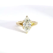 2.50ct F-VS1 Marquise Lab Diamond Unity