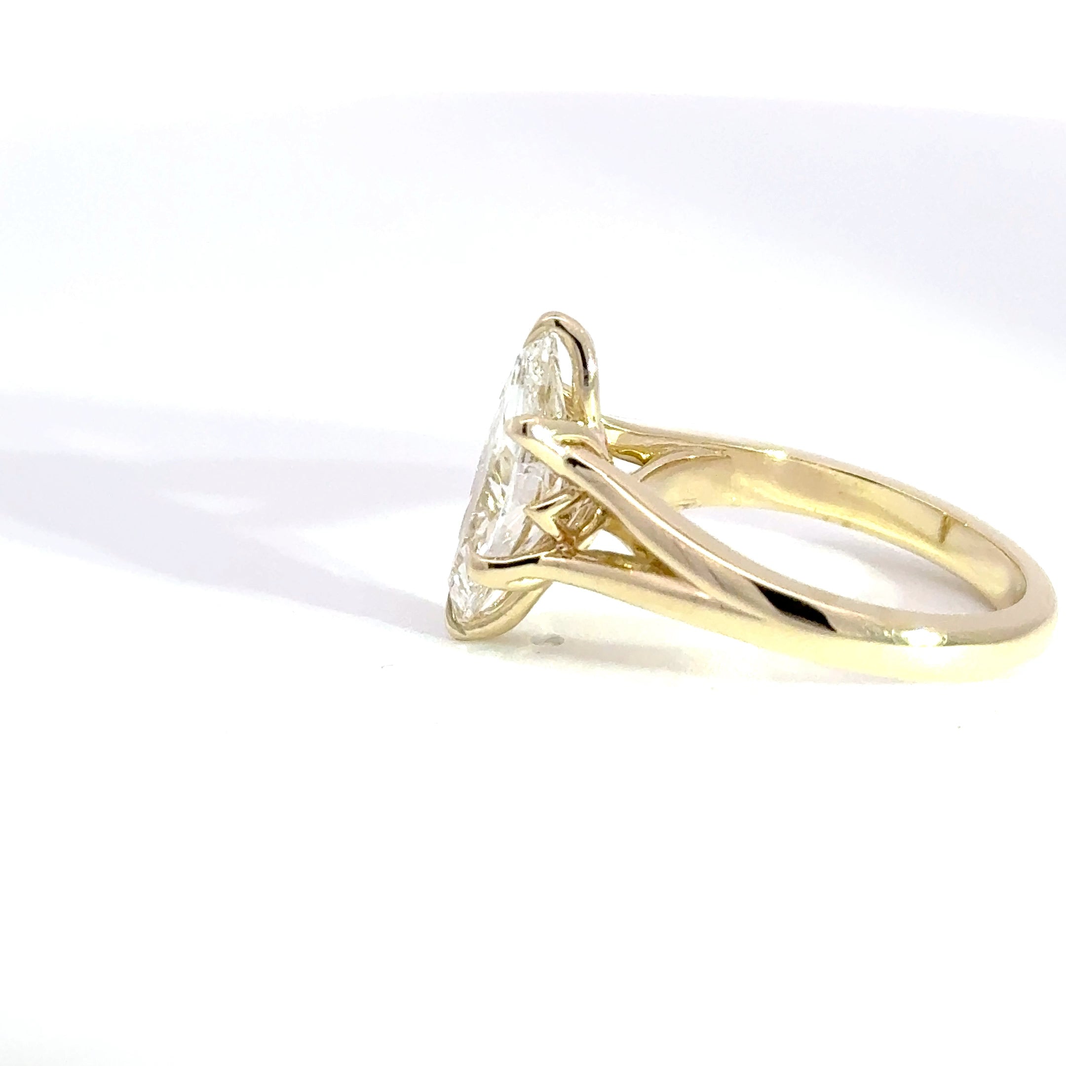 2.50ct F-VS1 Marquise Lab Diamond Unity