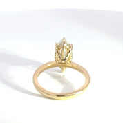 2.52ct E-VVS2 Marquise Lab Diamond Verity
