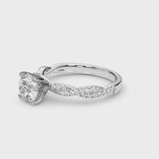 Lilian Round Engagement Ring