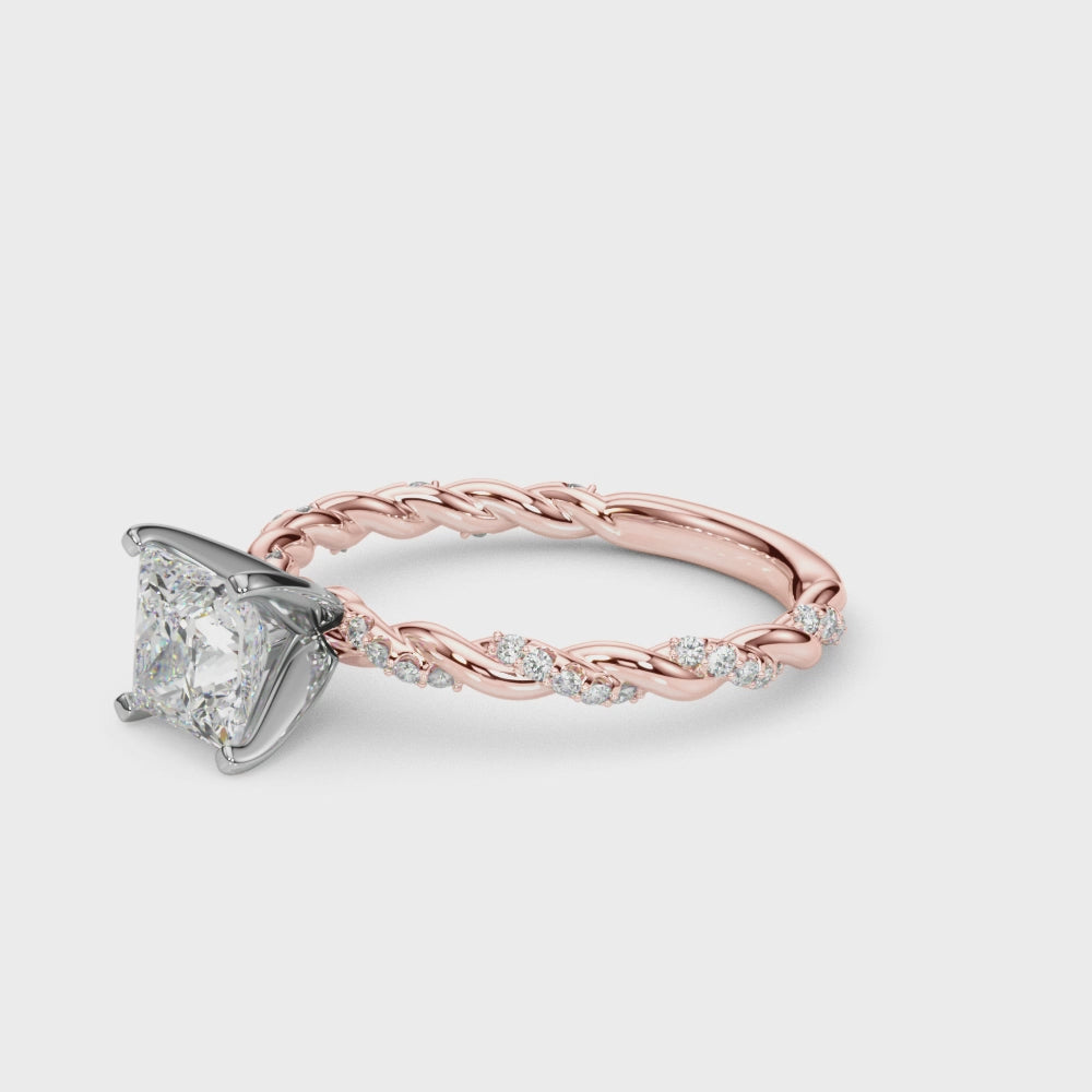 Amelia Princess Engagement Ring