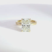 4.02ct E-VVS2 Radiant Lab Diamond Reign