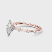 Daisy Marquise Engagement Ring