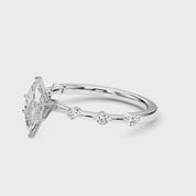 Daisy Marquise Engagement Ring