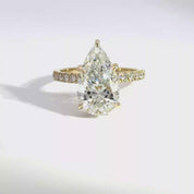 4.19ct F-VS1 Pear Lab Diamond Serenity