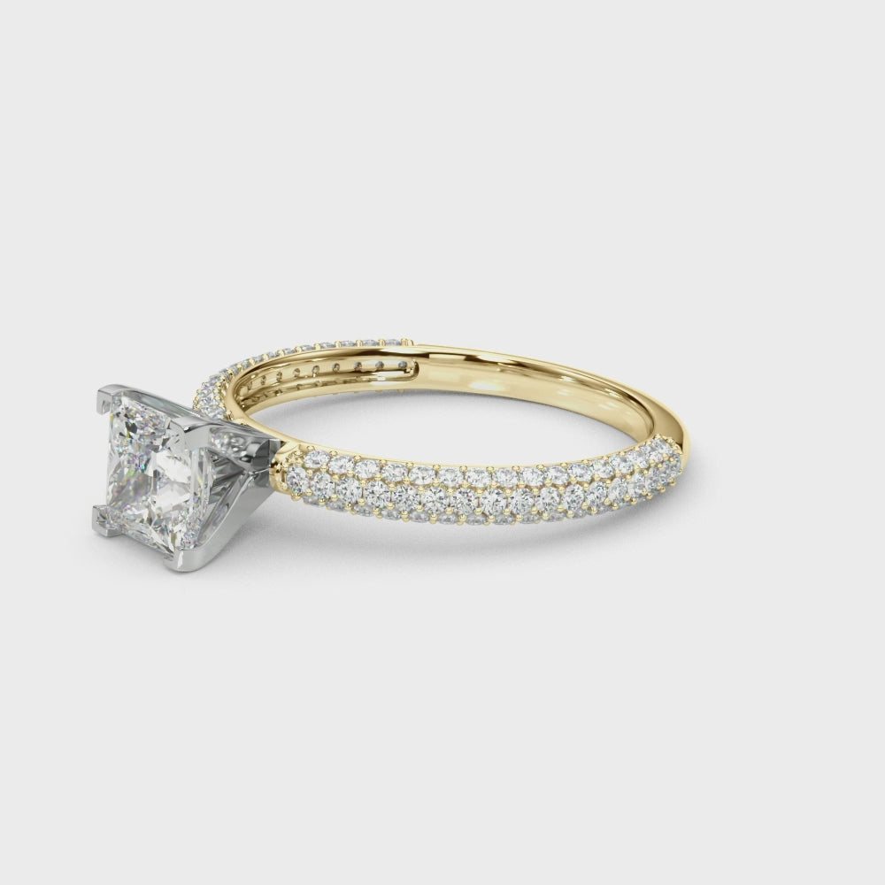 Mina Princess Engagement Ring