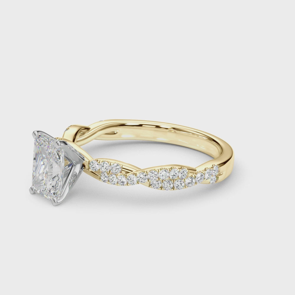 Lilian Radiant Engagement Ring