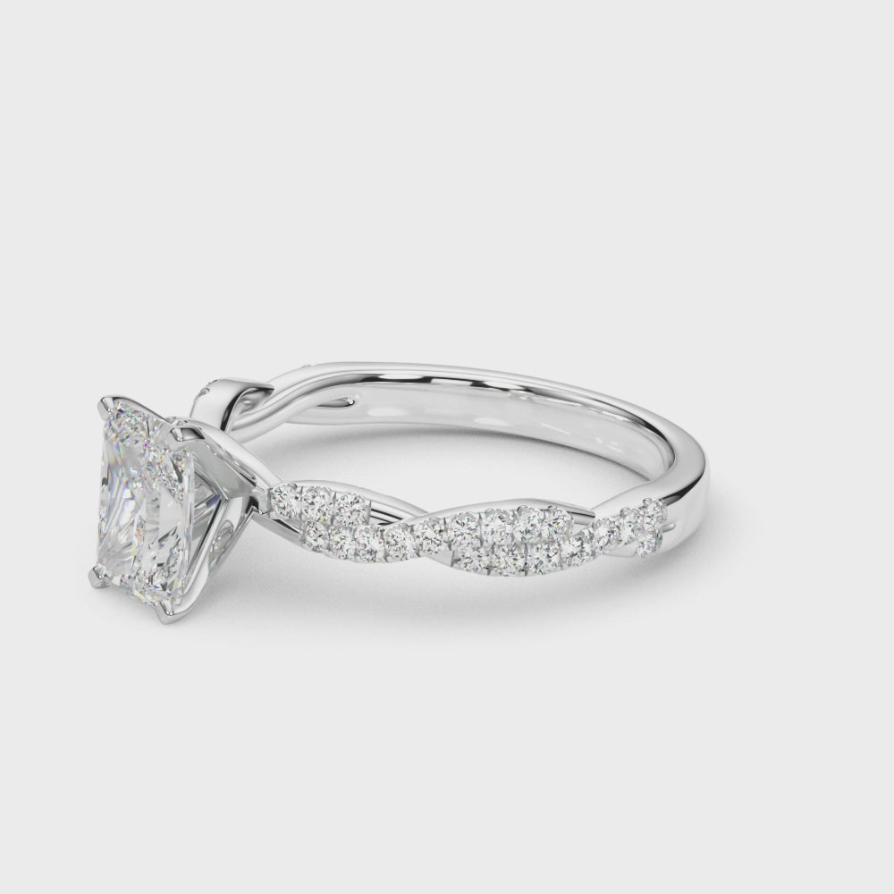 Lilian Radiant Engagement Ring