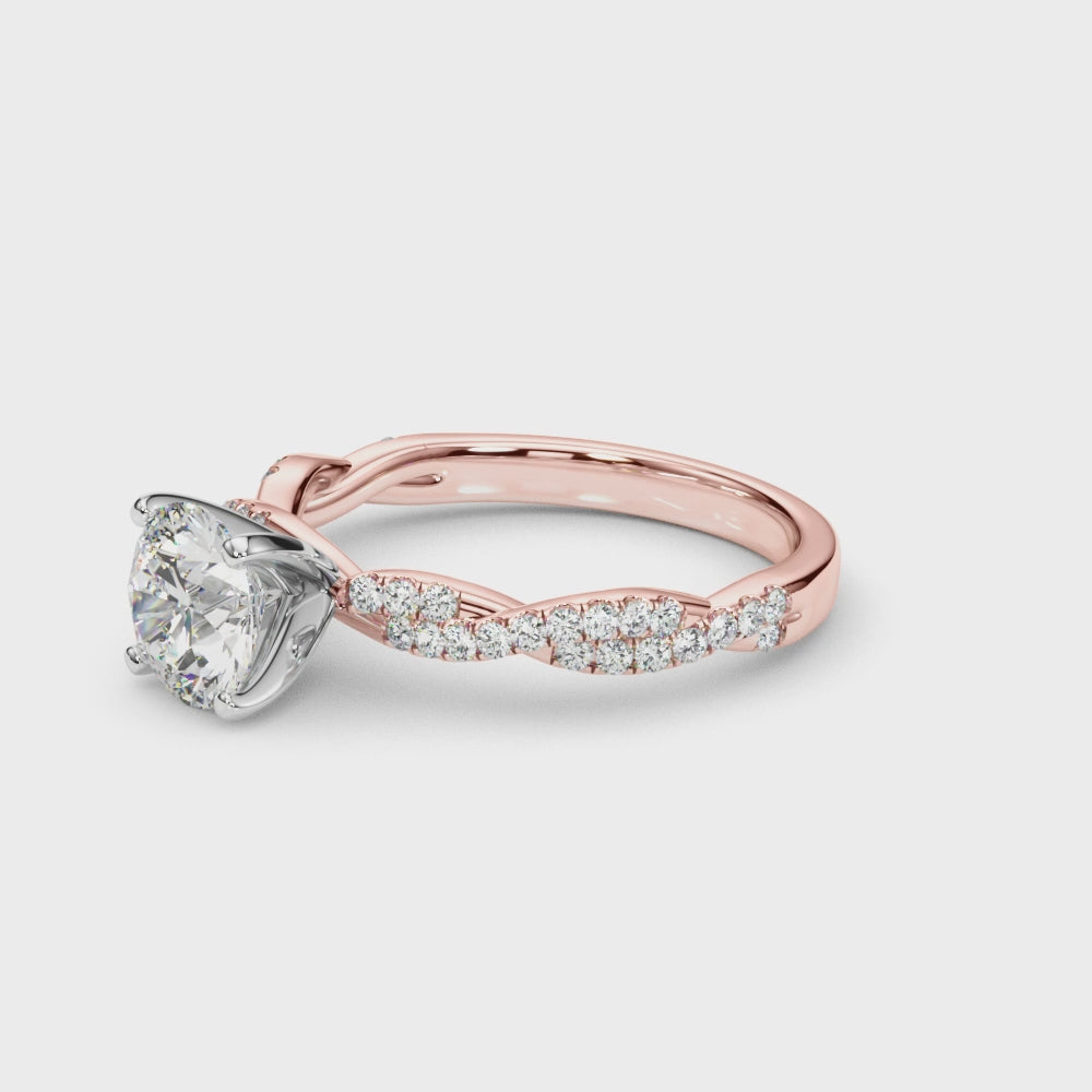 Lilian Round Engagement Ring