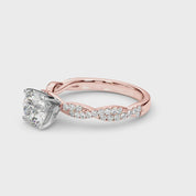 Lilian Round Engagement Ring