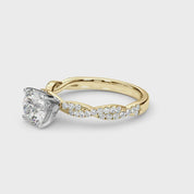 Lilian Round Engagement Ring