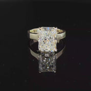5.09ctw E VS1 Radiant Cut Lab Grown Diamond Engagement Ring