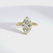 3.01ct E-VS1 Marquise Lab Diamond Cora