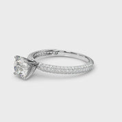 Mina Round Engagement Ring