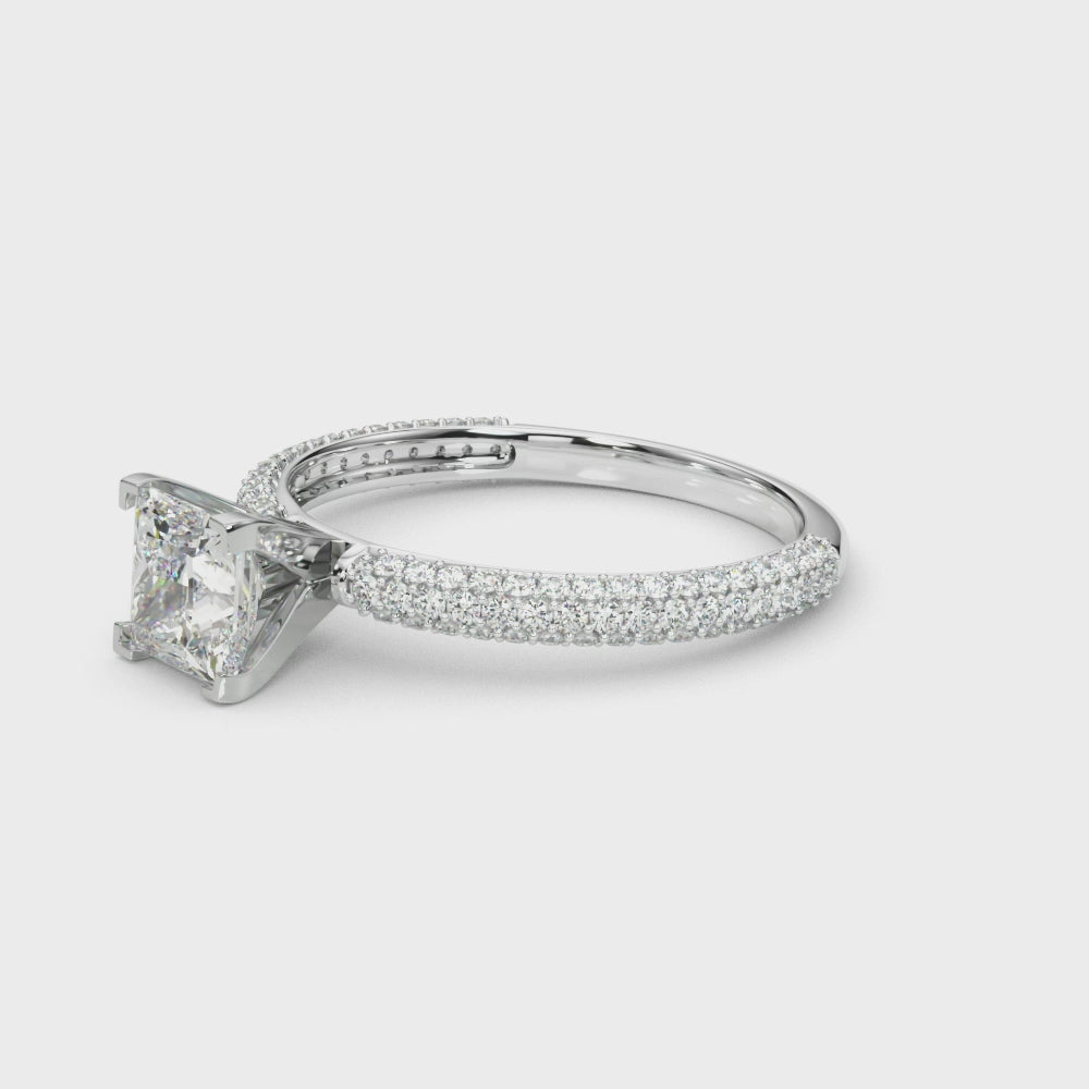Mina Princess Engagement Ring